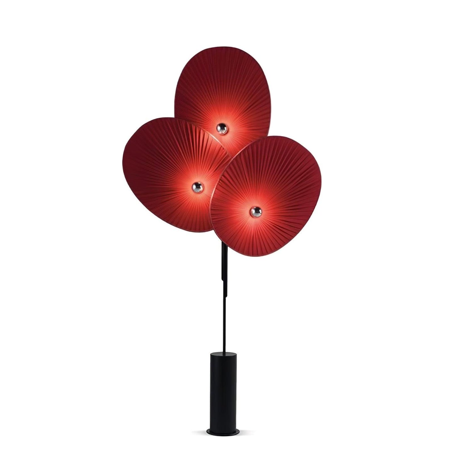 Triple Floral Free-standing Lamp Floor Lamp