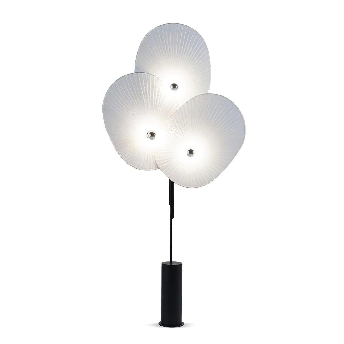 Triple Floral Free-standing Lamp Floor Lamp