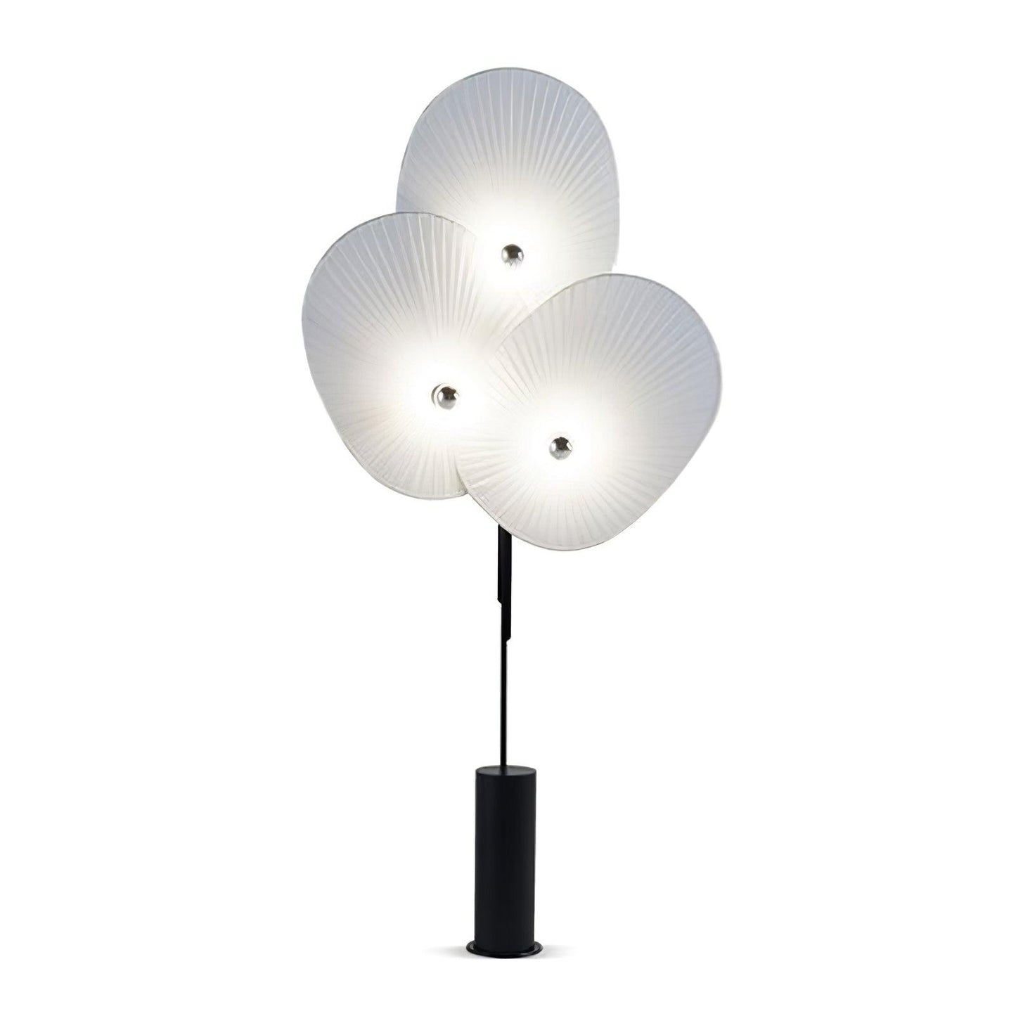 Triple Floral Free-standing Lamp Floor Lamp