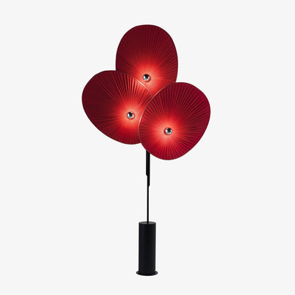 Triple Floral Free-standing Lamp Floor Lamp