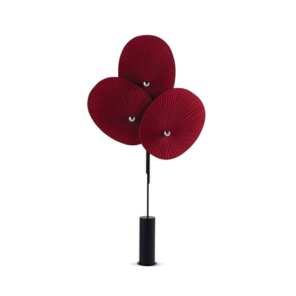 Triple Floral Free-standing Lamp Floor Lamp