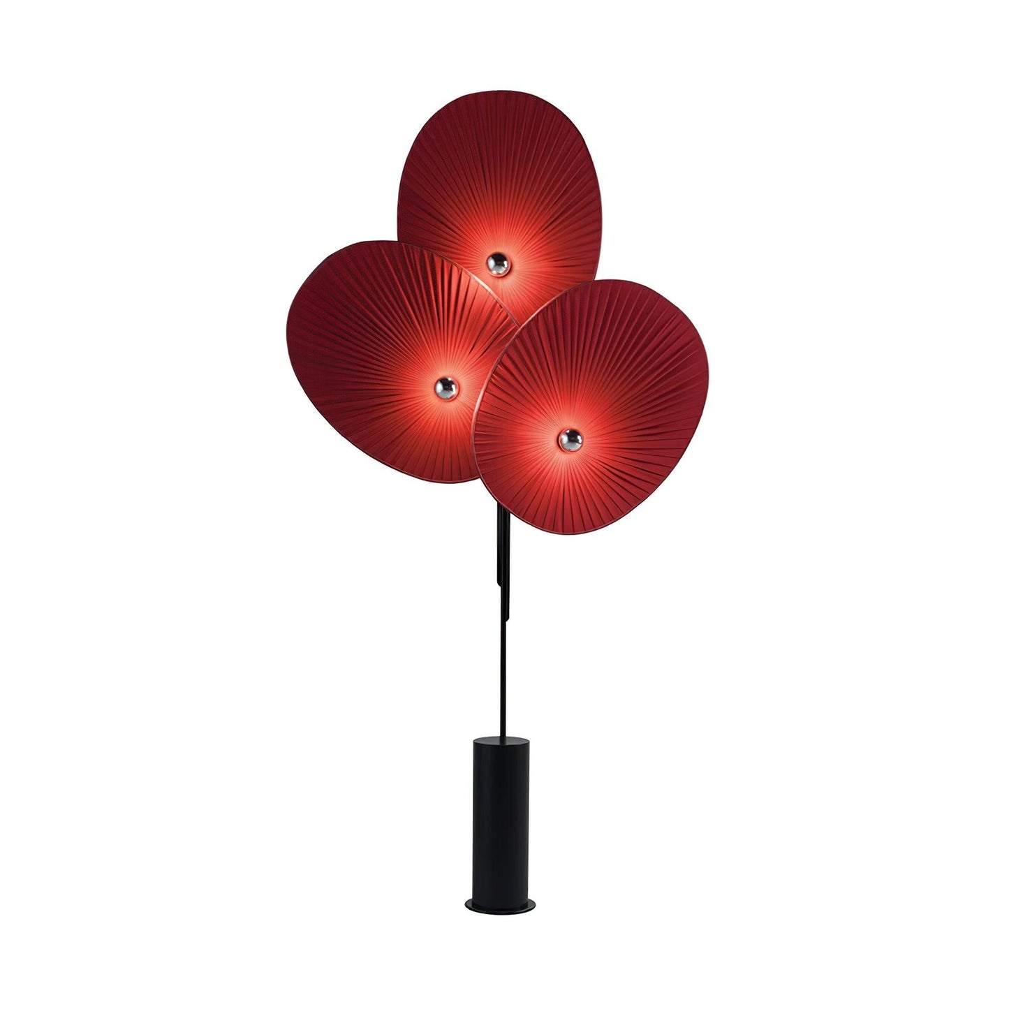 Triple Floral Free-standing Lamp Floor Lamp