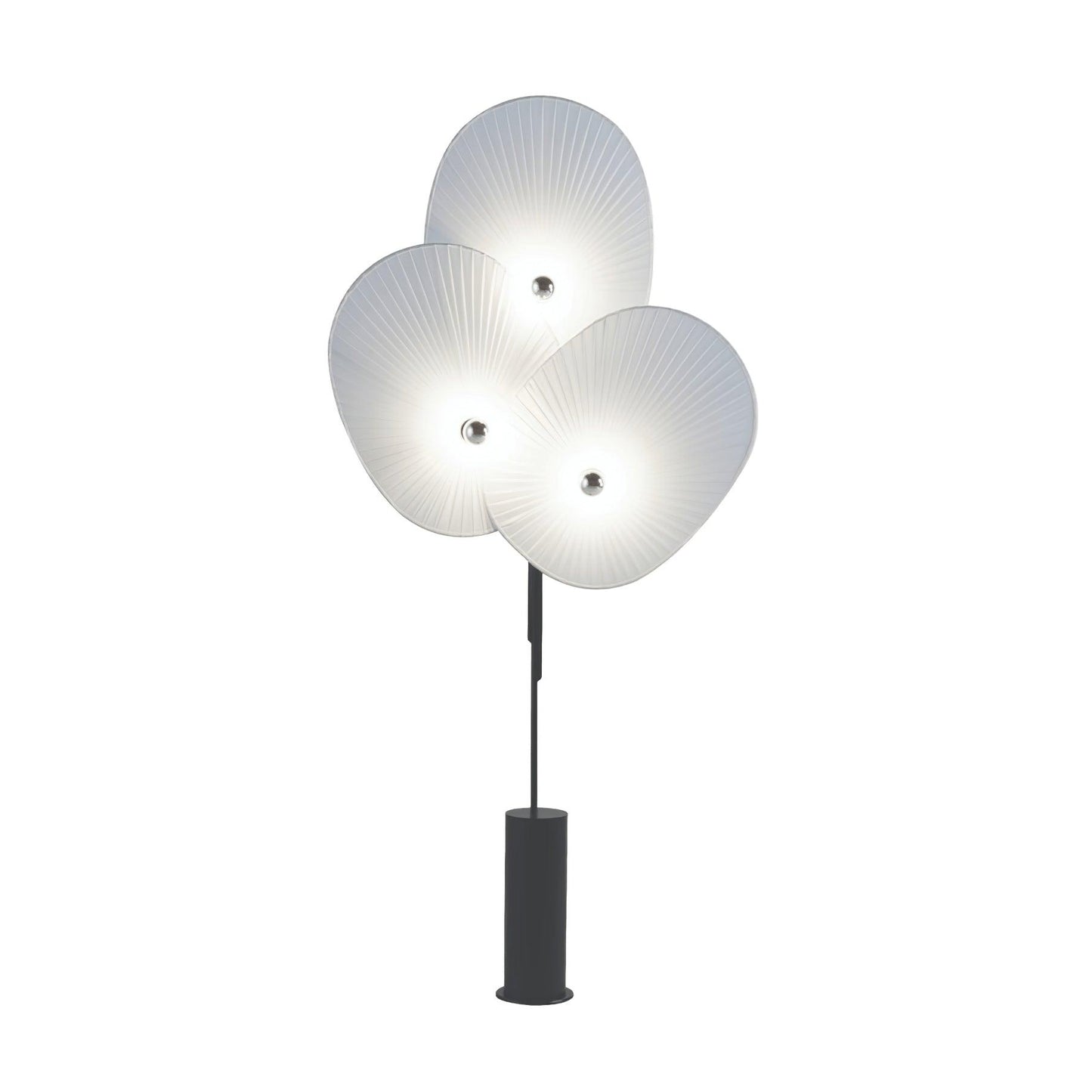 Triple Floral Free-standing Lamp Floor Lamp