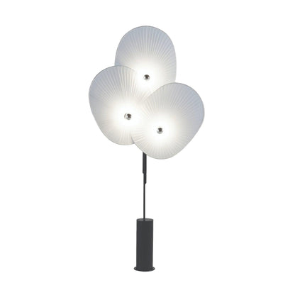 Triple Floral Free-standing Lamp Floor Lamp