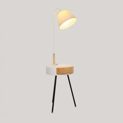 Tripod Fabric Reading Lamp Floor Lamp