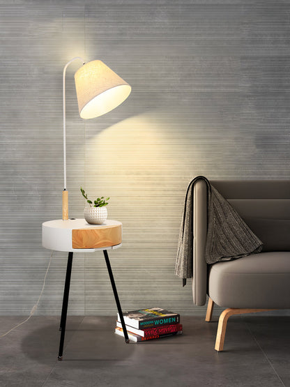 Tripod Fabric Reading Lamp Floor Lamp