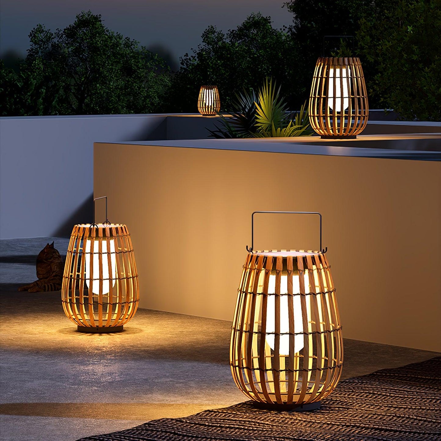 Tropic Braid Lantern Landscape light Outdoor Lamp