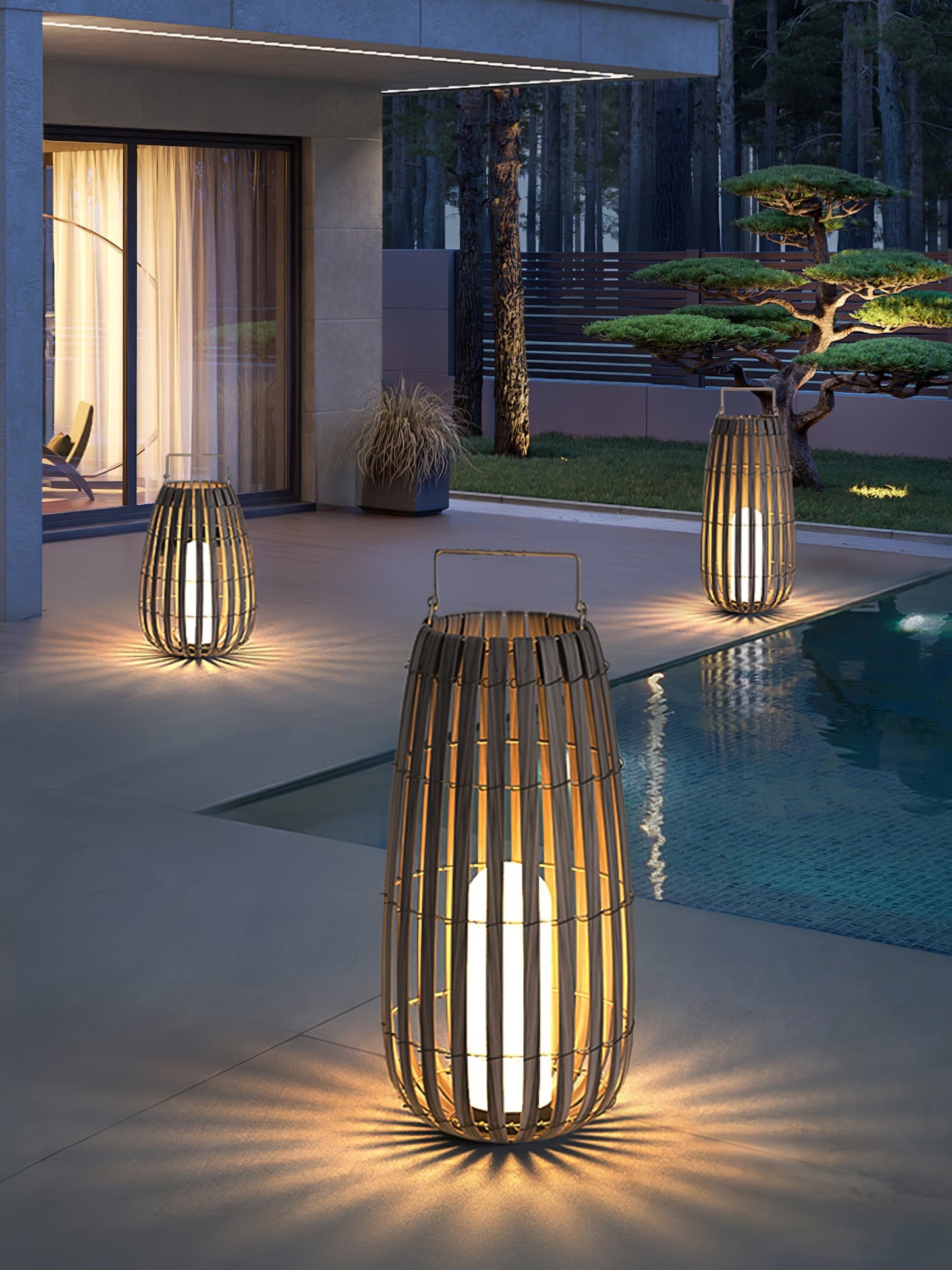 Tropic Braid Lantern Landscape light Outdoor Lamp