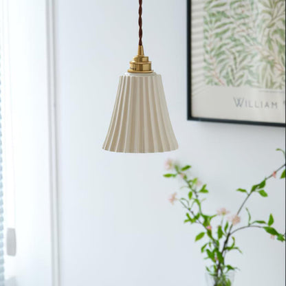 Trumpet Ceramic Ceiling light fitting Pendant Light