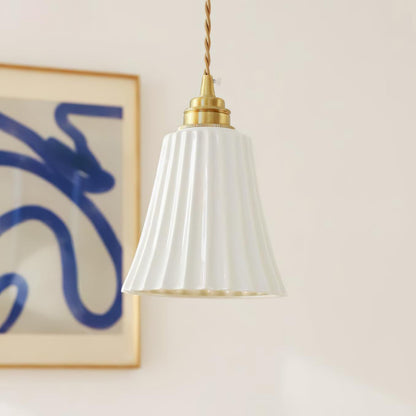 Trumpet Ceramic Ceiling light fitting Pendant Light