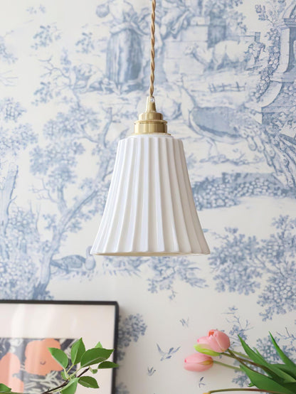 Trumpet Ceramic Ceiling light fitting Pendant Light