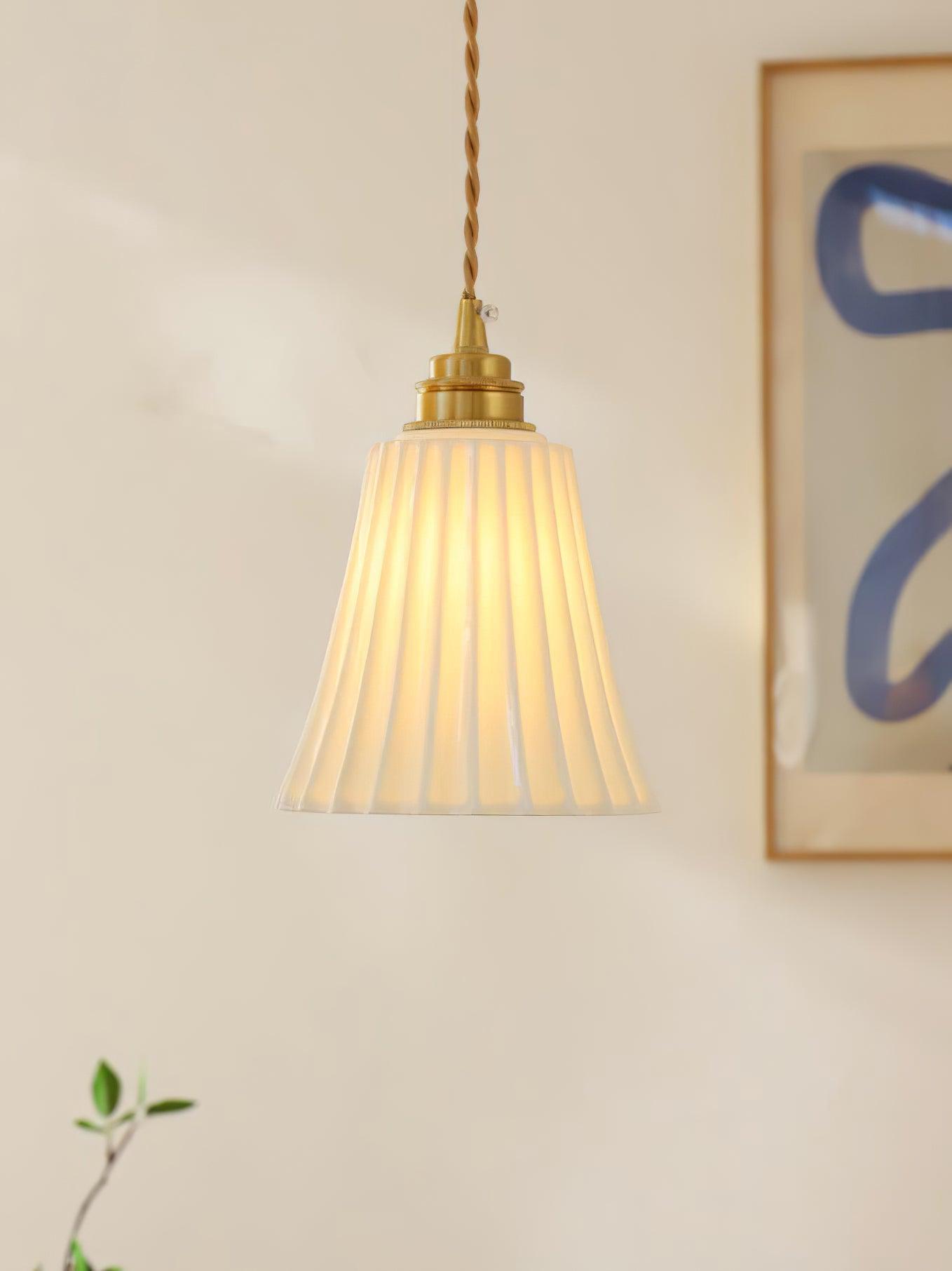 Trumpet Ceramic Ceiling light fitting Pendant Light