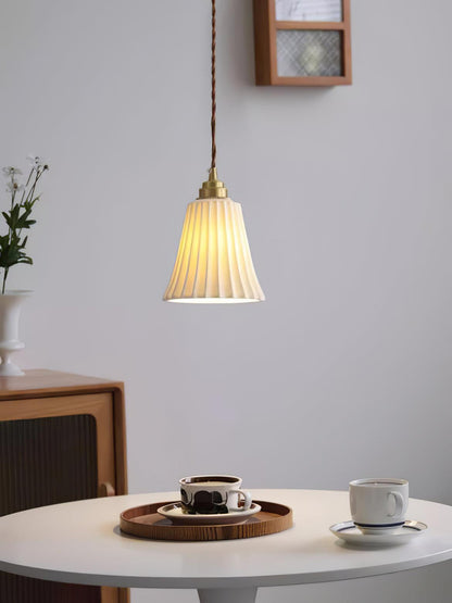 Trumpet Ceramic Ceiling light fitting Pendant Light