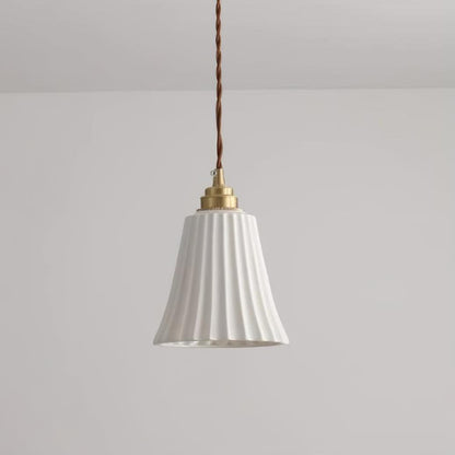 Trumpet Ceramic Ceiling light fitting Pendant Light