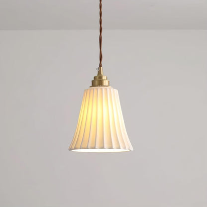 Trumpet Ceramic Ceiling light fitting Pendant Light