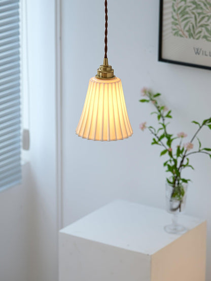 Trumpet Ceramic Ceiling light fitting Pendant Light