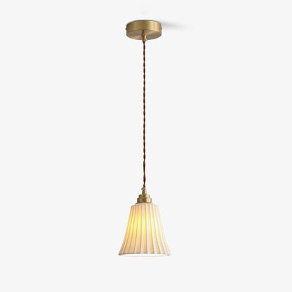 Trumpet Ceramic Ceiling light fitting Pendant Light