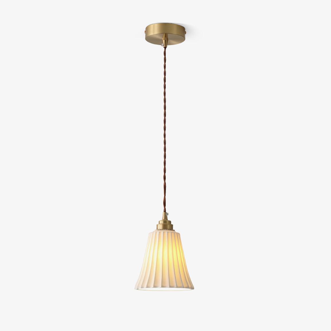 Trumpet Ceramic Ceiling light fitting Pendant Light