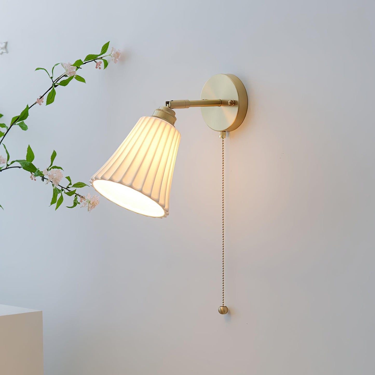 Trumpet Ceramic Wall-mounted light Wall Light