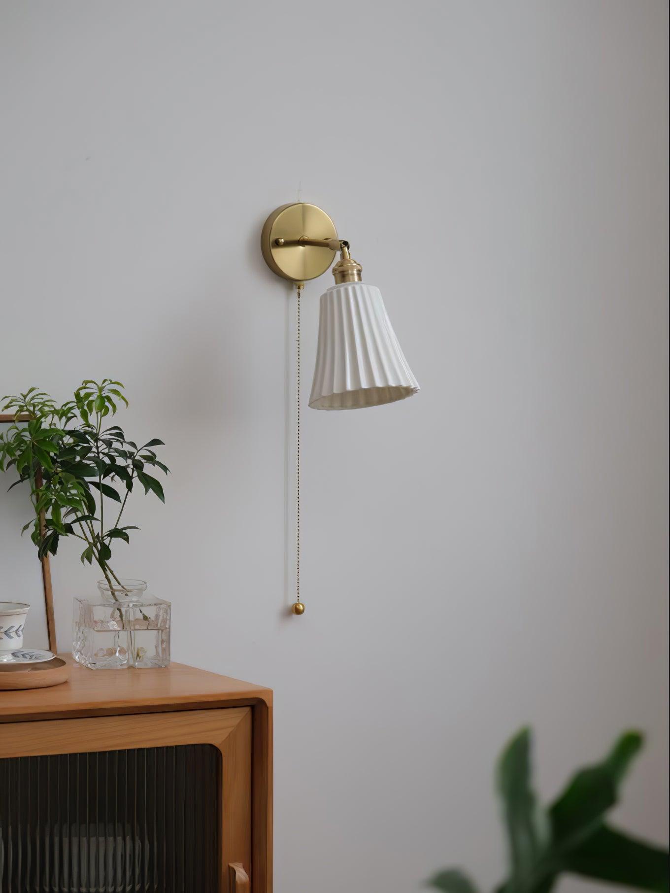 Trumpet Ceramic Wall-mounted light Wall Light