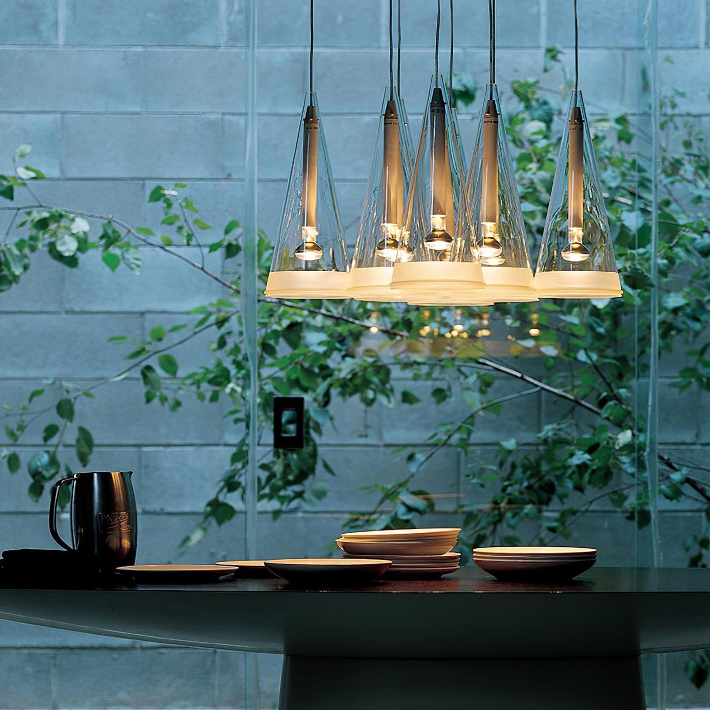 Tuileries Glass Droplight Pendant Light