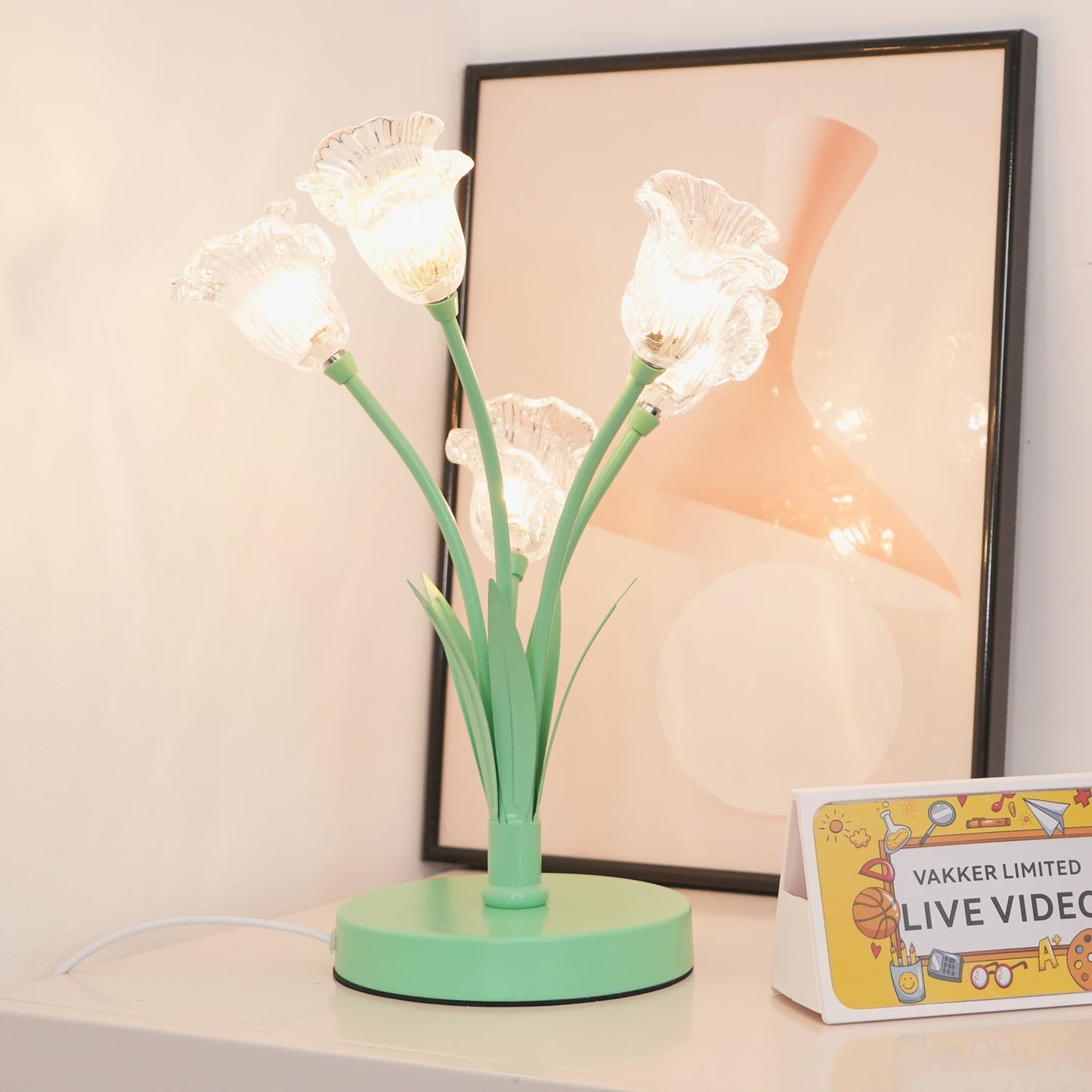 Tulip Flower Bedside lamp Table Lamp