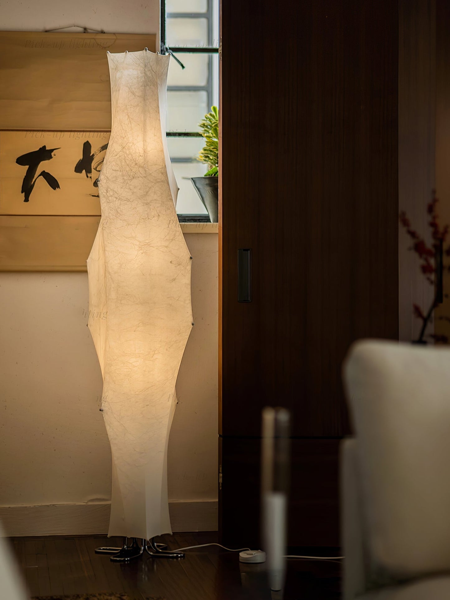 Twist Silk Tall Lamp Floor Lamp