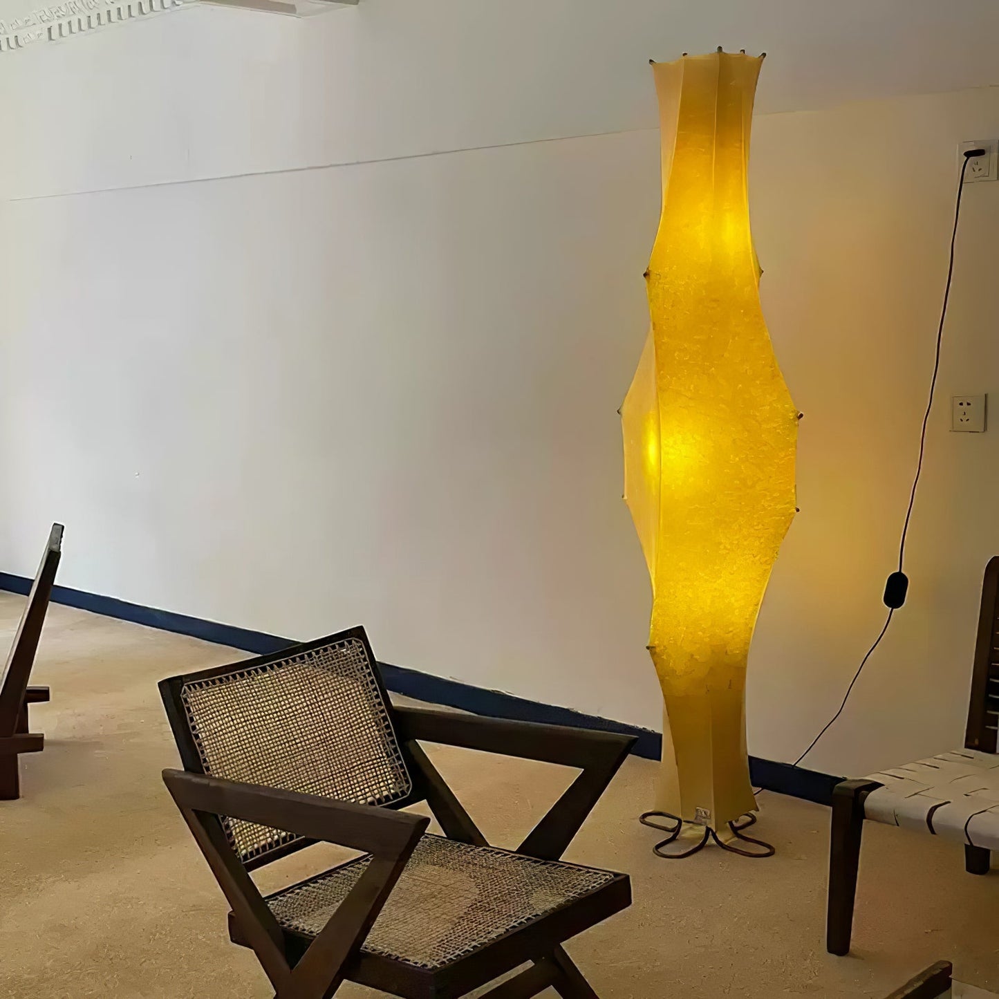 Twist Silk Tall Lamp Floor Lamp