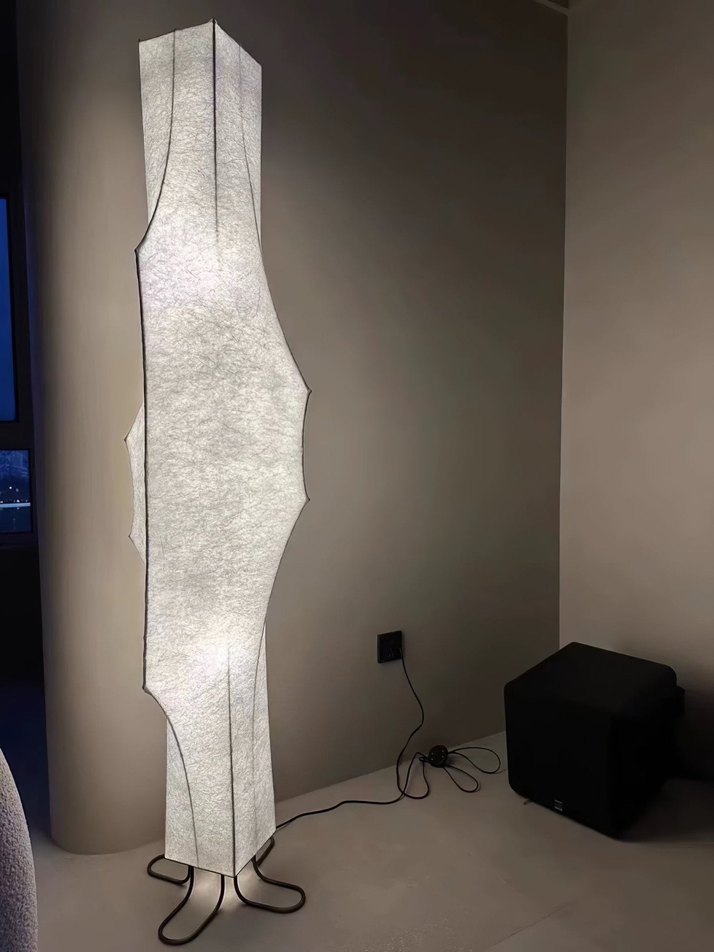 Twist Silk Tall Lamp Floor Lamp