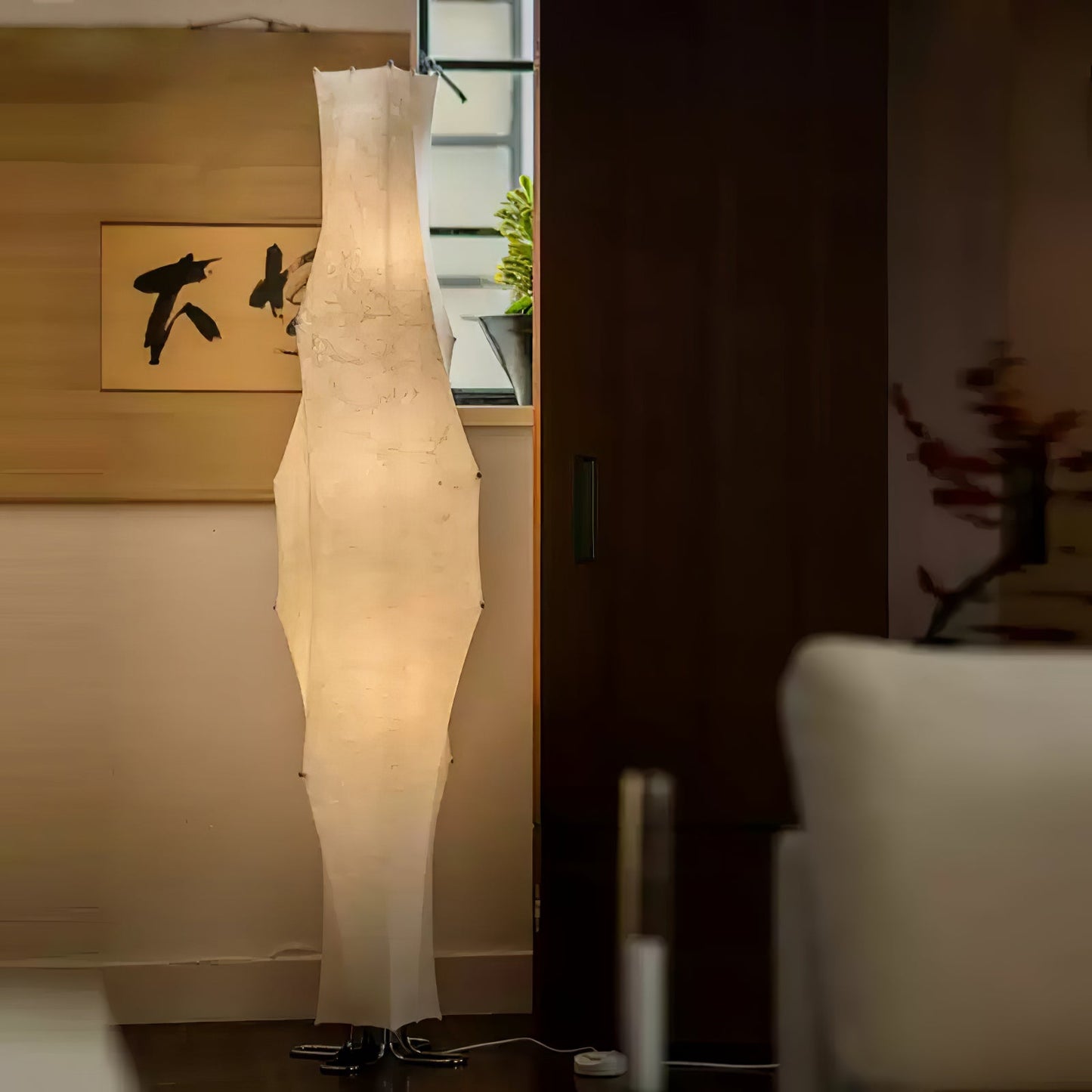 Twist Silk Tall Lamp Floor Lamp