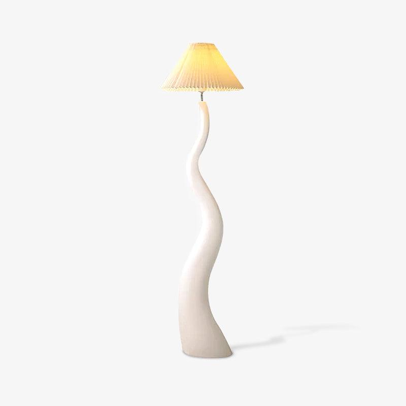 Twisted Pleated Accent Lamp Floor Lamp