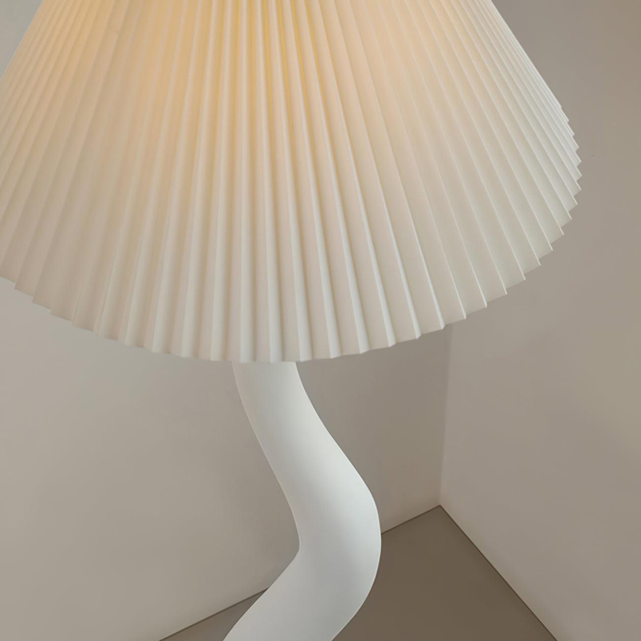 Twisted Pleated Accent Lamp Floor Lamp