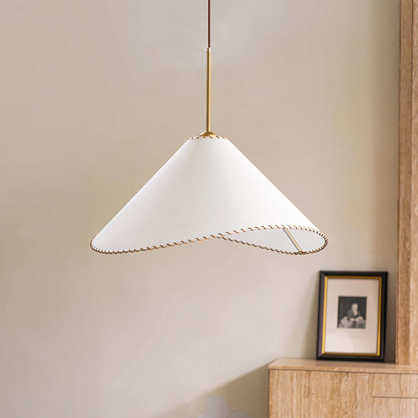 Twisted Shade Hanging light Pendant Lamp