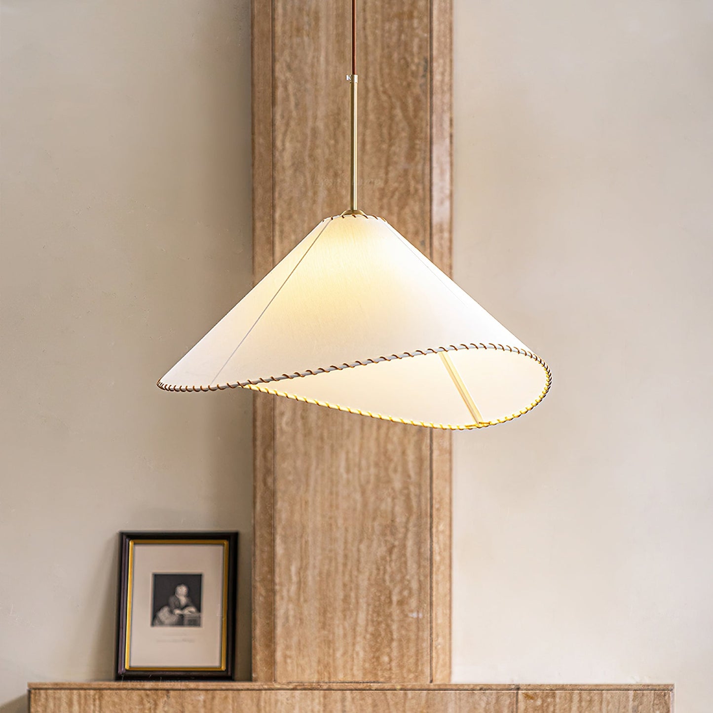 Twisted Shade Hanging light Pendant Lamp