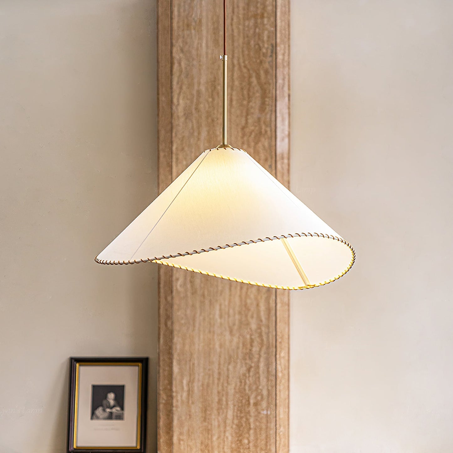 Twisted Shade Hanging light Pendant Lamp