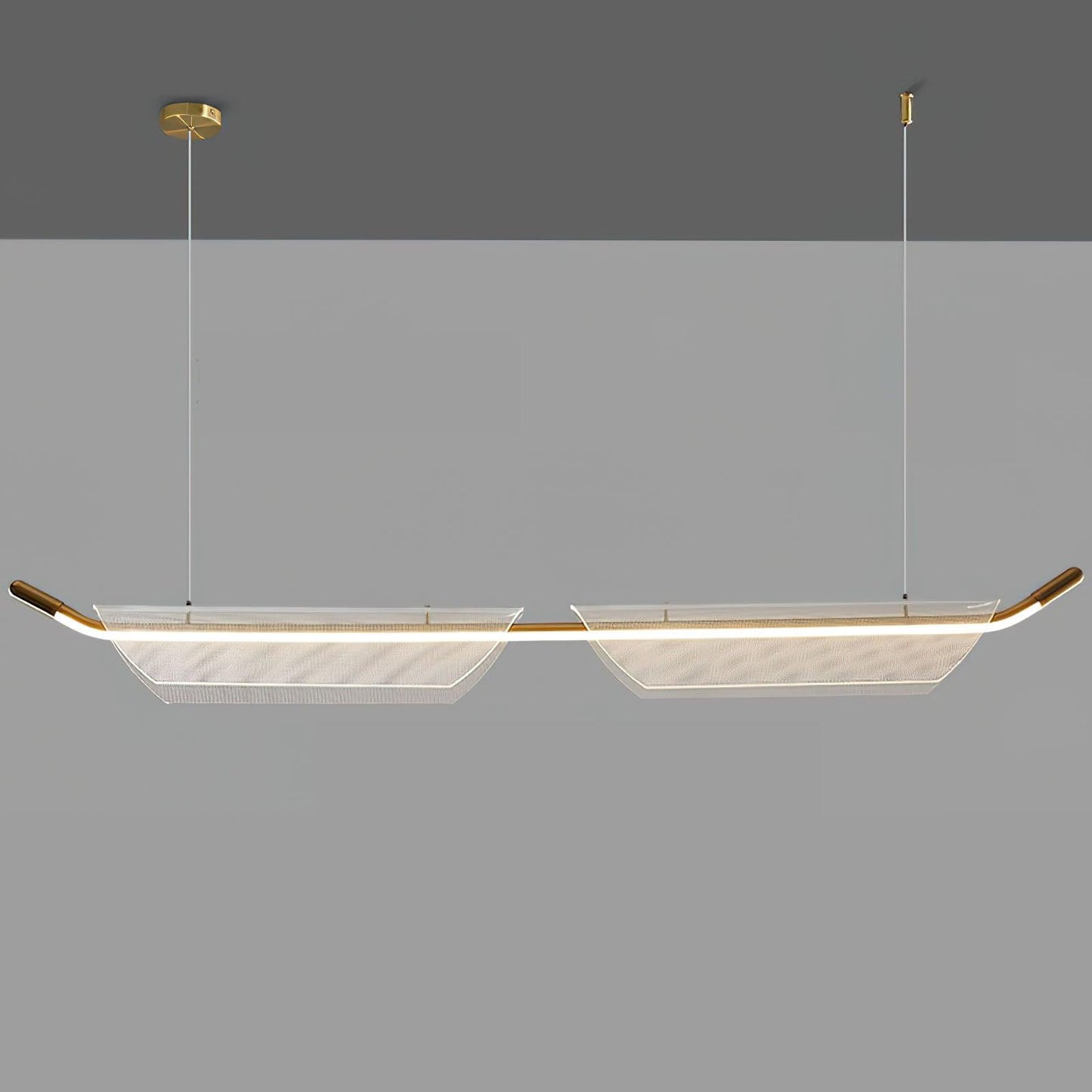 Two Boats Acrylic Drop light Pendant Light