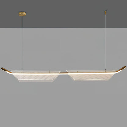 Two Boats Acrylic Drop light Pendant Light