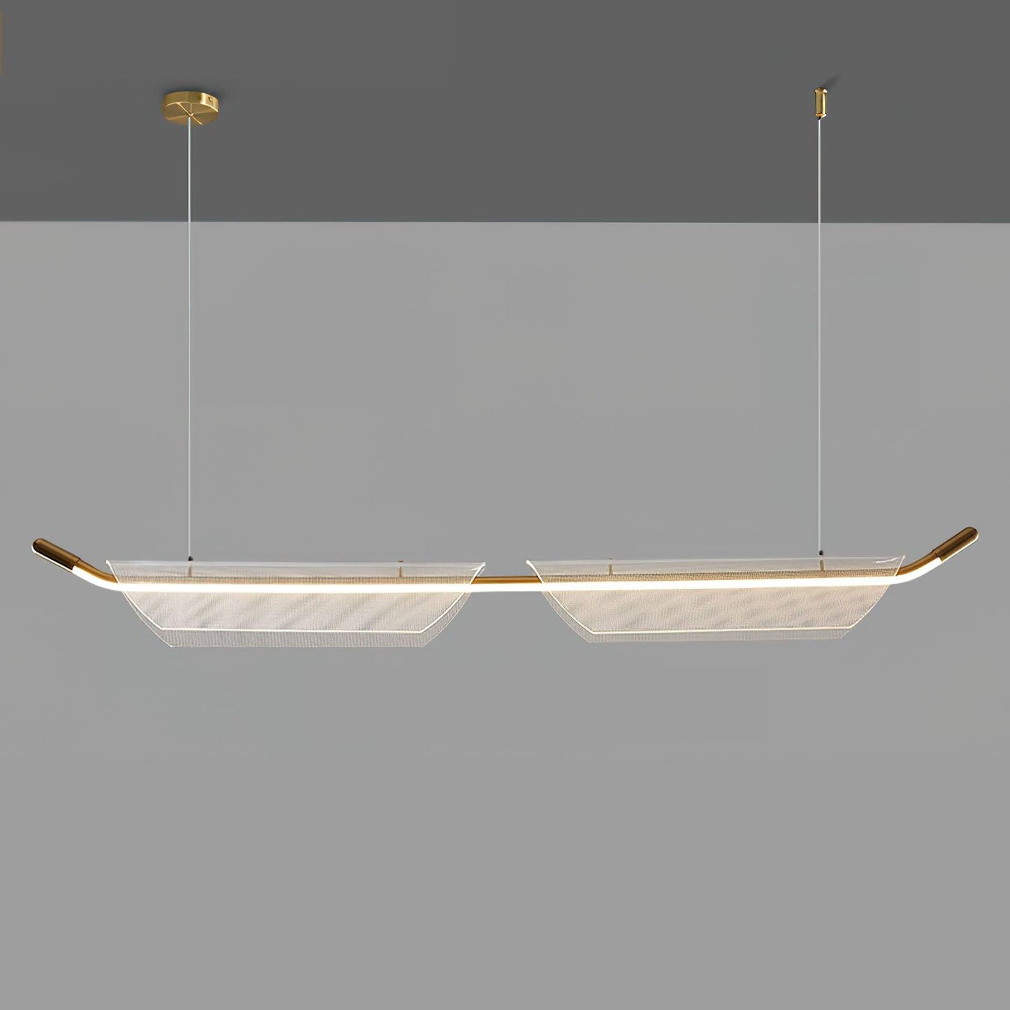 Two Boats Acrylic Drop light Pendant Light