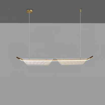 Two Boats Acrylic Drop light Pendant Light