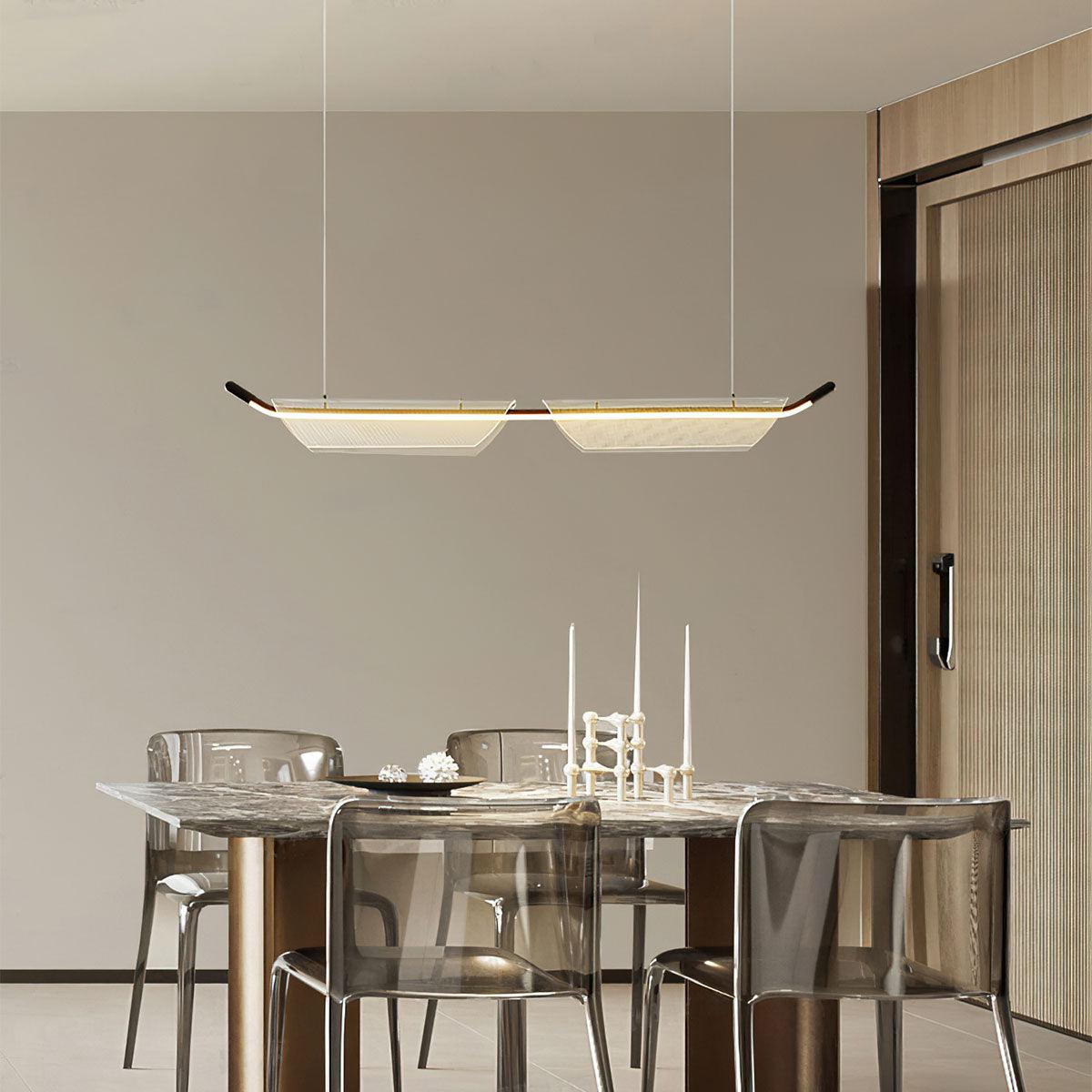 Two Boats Acrylic Drop light Pendant Light