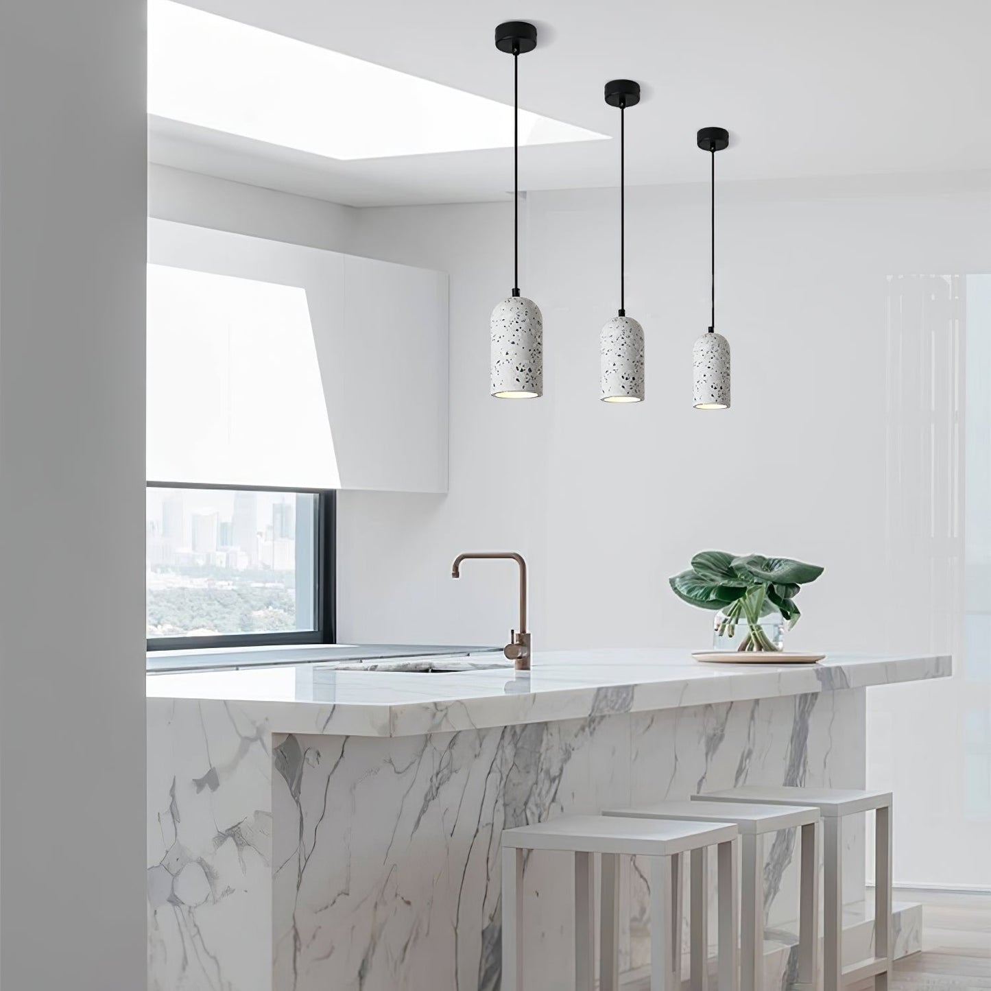 U Concrete Hanging light Pendant Lamp