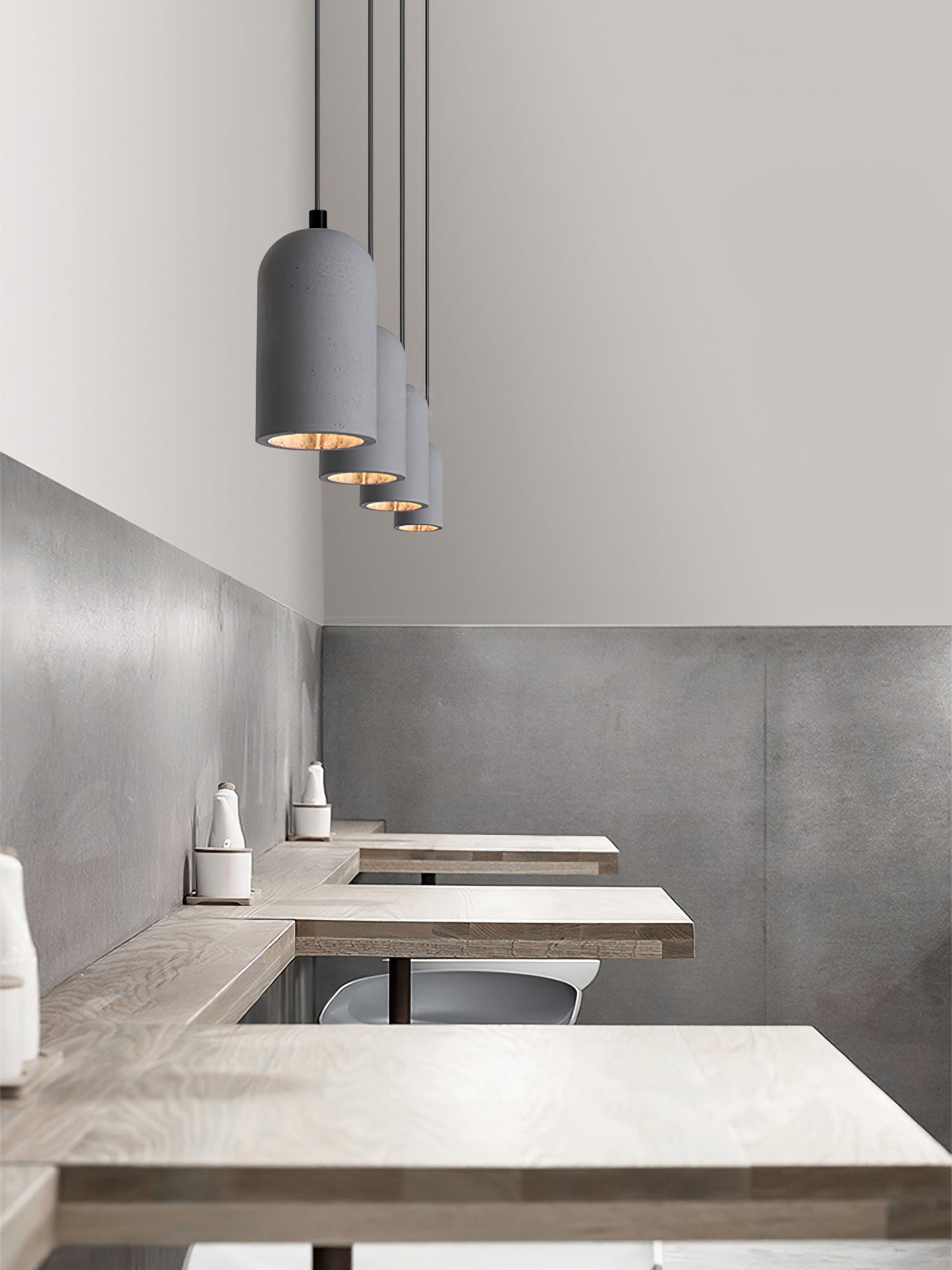 U Concrete Hanging light Pendant Lamp