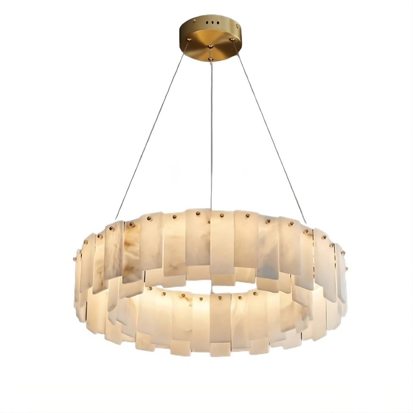 Moonshade Natural Marble Chandelier