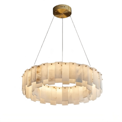 Moonshade Natural Marble Chandelier