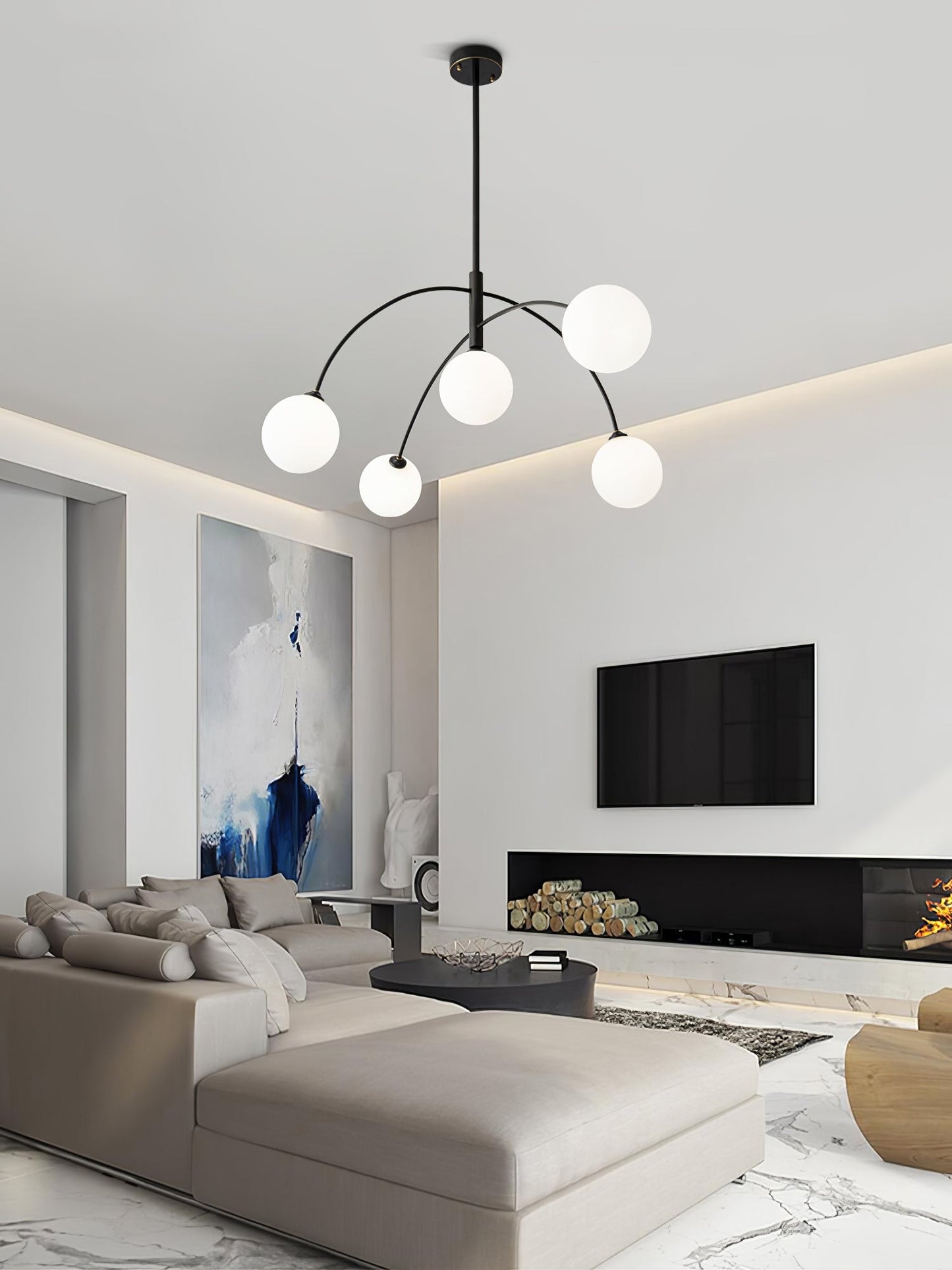 Valentina Arc Electrolier Chandelier