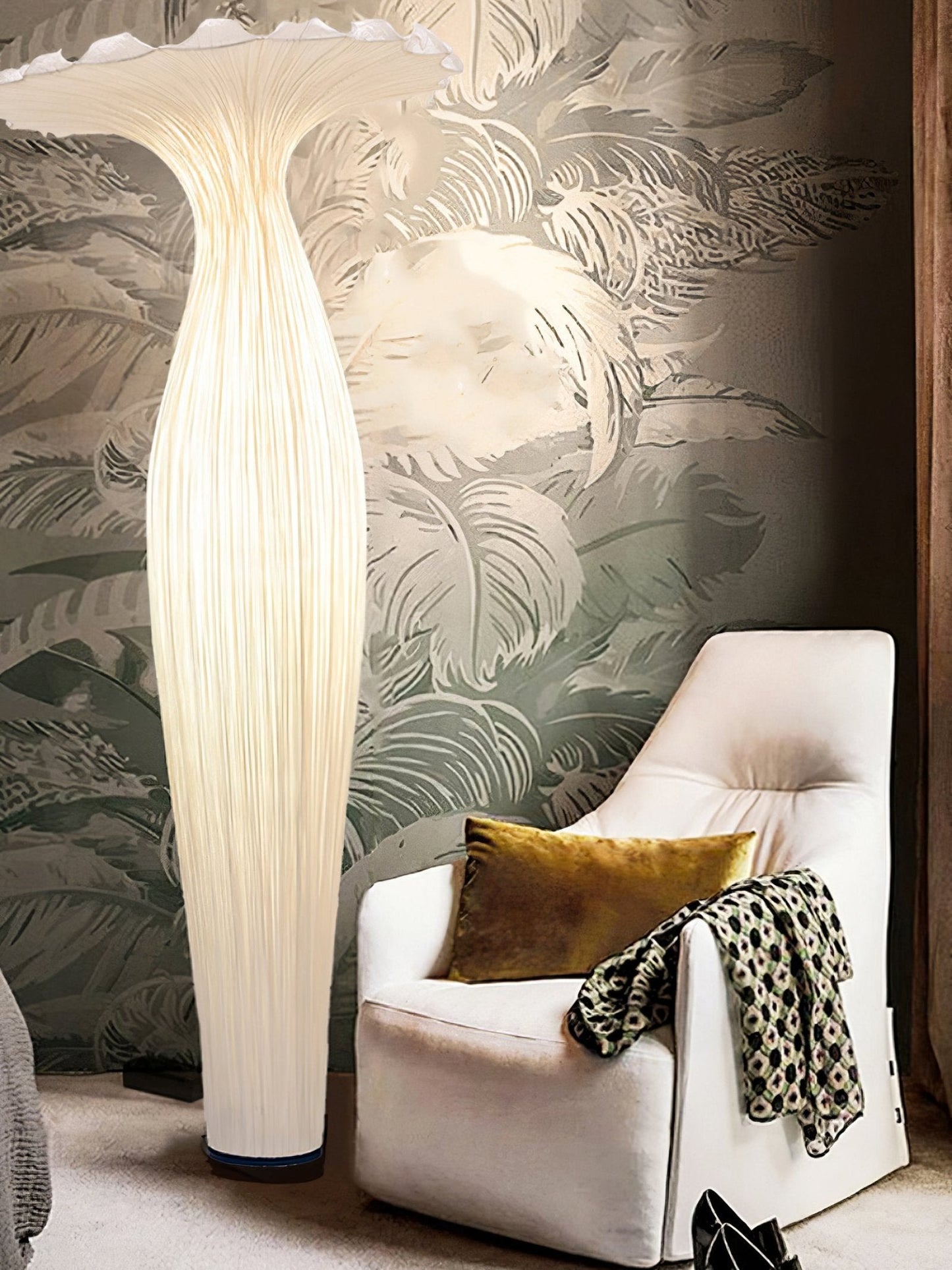 Vase Fabric Floor-mounted Lamp Floor Lamp