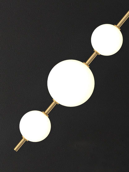 Vertical Globe Hanging light Pendant Lamp