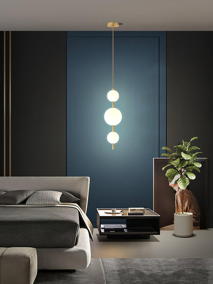 Vertical Globe Hanging light Pendant Lamp