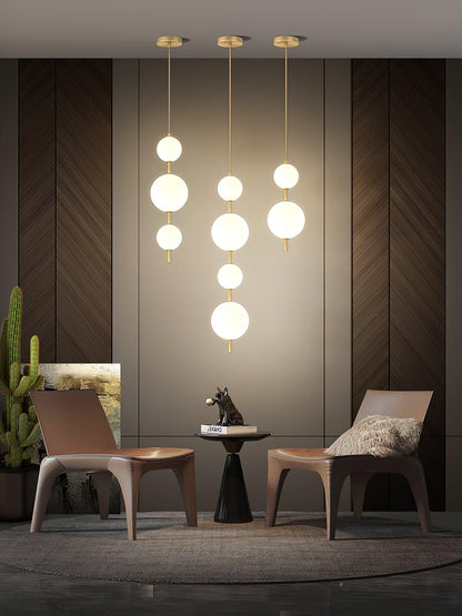 Vertical Globe Hanging light Pendant Lamp