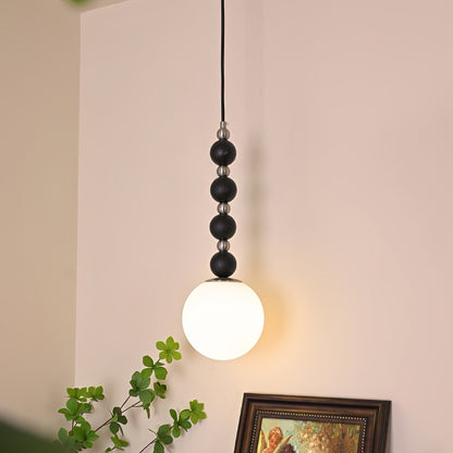 Vertical Walnut Balls Houselight Pendant Lamp